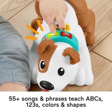Fisher-Price Εκπαιδευτικό Σκυλάκι Μπουσουλάκι με Φως και Ήχους για 6+ Μηνών (HHH18) - Image 4