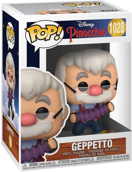 Funko Pop! Disney: Pinocchio - Geppetto (with Accordion) #1028 Vinyl Figure (889698515368) - Image 3