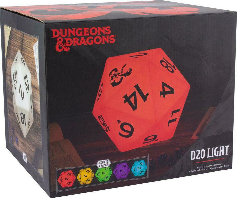 Paladone Dungeons & Dragons - D20 Dice Multi Color Light Ζάρι Φωτιστικό (PP6639DDV2)