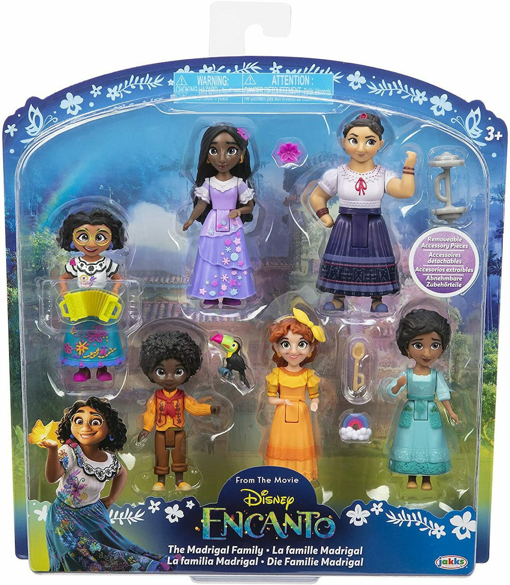Jakks Pacific Παιχνίδι Μινιατούρα Disney Encanto The Madrigal Family για 3+ Ετών 7εκ. Σετ 6 τεμ. (JPA22071)