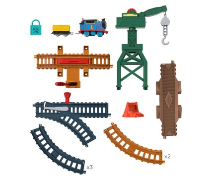 Fisher-Price Τόμας το Τρενάκι - Παράδοση Φορτίου με τον Κράνκι τον Γερανό (HGY79) - Image 5