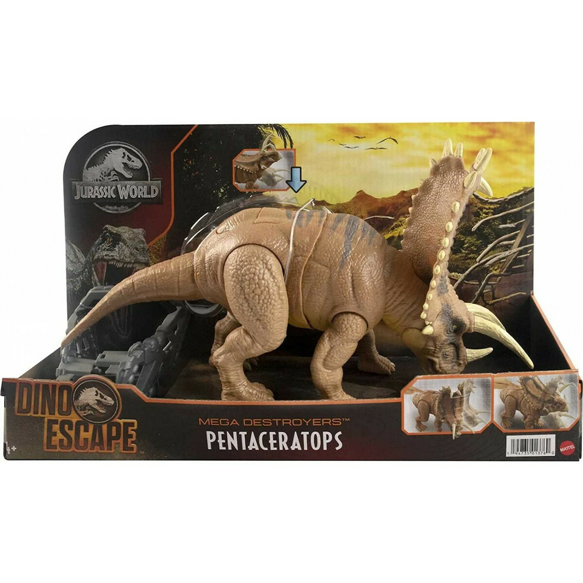 Mattel Jurassic World Dino Escape: Mega Destroyers - Pentaceratops (HCM05)