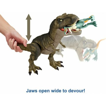 Mattel Jurassic World: Dominion Thrash N Devour Tyrannosaurus Rex Που Χτυπά Και Καταβροχθίζει (HDY55) - Image 3