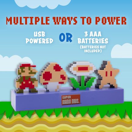 Paladone Παιδικό Διακοσμητικό Φωτιστικό Super Mario Bros Icons Light Πολύχρωμο (PP9407NN) - Image 3