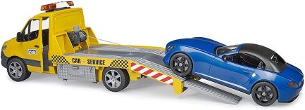 Bruder Φορτηγό Mercedes Benz Sprinter Οδικής Βοήθειας & Αυτοκίνητο Roadster 1:16 (BR002675) - Image 4