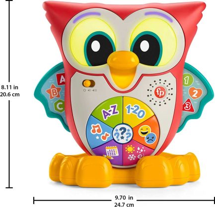 Fisher-Price Linkimals: Κουκουβάγια η Σοφή με Ήχους (HJN63) - Image 5
