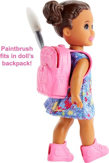 Παιχνιδολαμπάδα Mattel Barbie: You Can be Anything - Δασκάλα Ζωγραφικής (GJM29) - Image 5