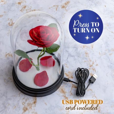 Παιδικό Διακοσμητικό Φωτιστικό Paladone Disney Beauty and the Beast - Enchanted Rose Light (PP4344DPV3) - Image 5