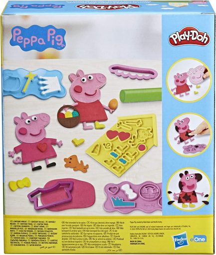 Hasbro Play-Doh Πλαστελίνη - Παιχνίδι Peppa Pig Styling για 3+ Ετών, 9τμχ (F1497) - Image 4