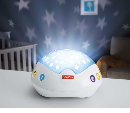 Παιχνιδολαμπάδα Fisher Price Μόμπιλε Κούνιας και Καροτσιού με Μουσική, Περιστροφή και Προτζέκτορα Αρκουδάκια για Νεογέννητα (CDN41) - Image 4