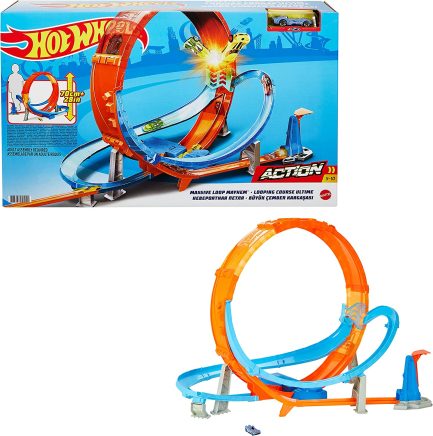 Παιχνιδολαμπάδα Mattel Hot Wheels: Action - Πίστα Γιγάντιο Λουπ (GTV14) - Image 8