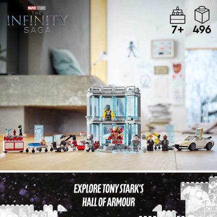 LEGO Super Heroes Iron Man Armoury: Οπλοστάσιο του Άιρον Μαν (76216) (496 Pieces) - Image 2