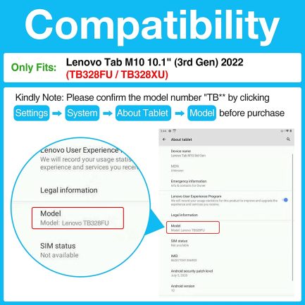 Lenovo Tab M10 Gen3 10.1"(Model: TB328FU /TB328XU)- Tri-fold Cover Δερματίνης Blue Metallic με πίσω κάλυμμα σιλικόνης Διάφανο (oem) (Len-35256) - Image 3