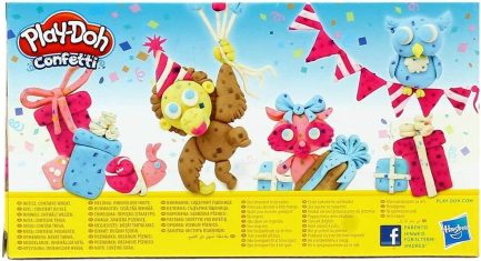 Hasbro Play-Doh - Confetti Σετ Πλαστελίνες (6τεμ.) (B3423) - Image 3