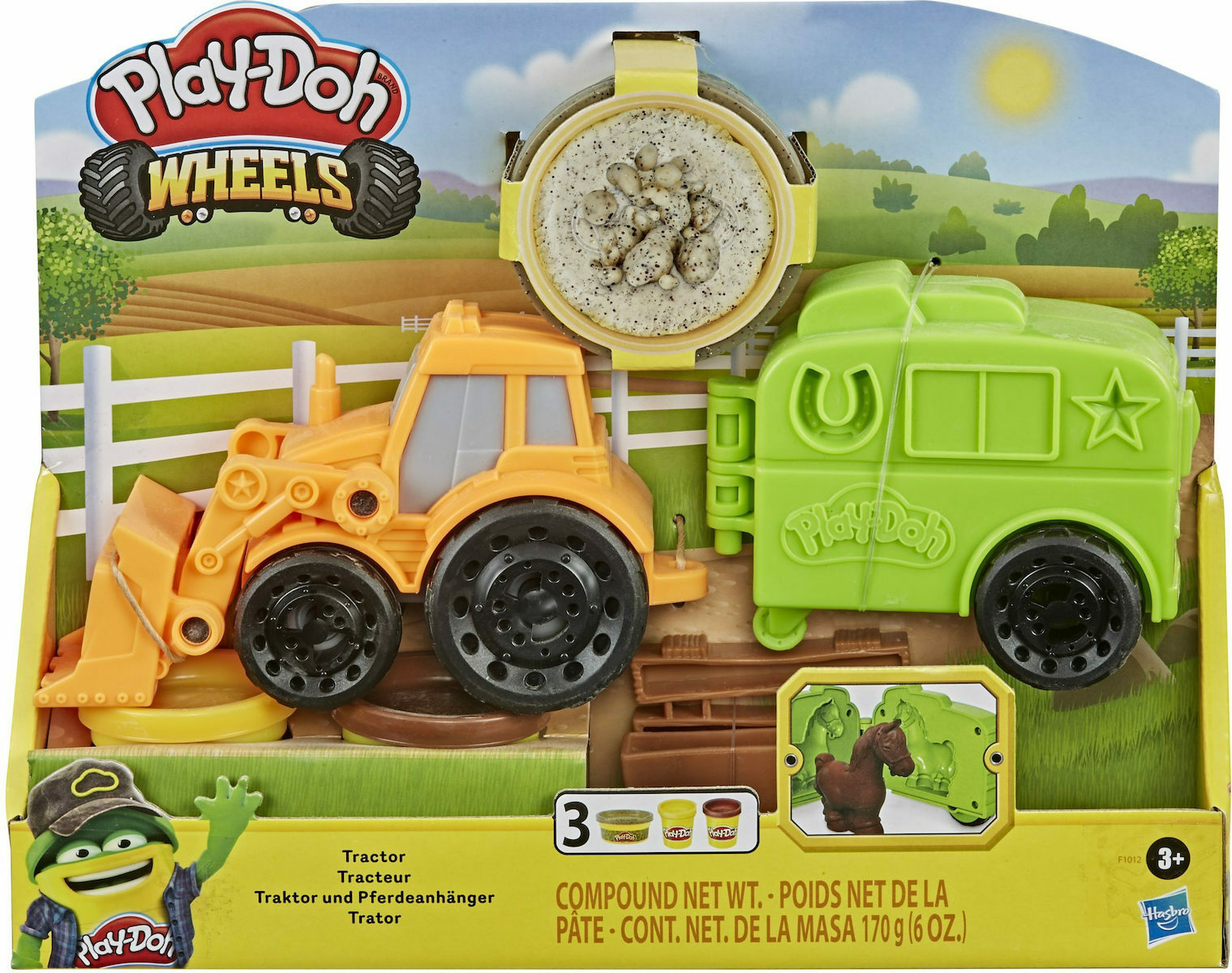 Hasbro Play-Doh Wheels: Tractor (Τρακτέρ) (F1012)