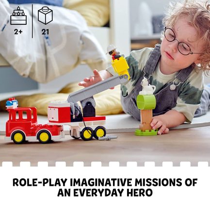 Lego Duplo Fire Truck: Πυροσβεστικό Φορτηγό (10969) - Image 4