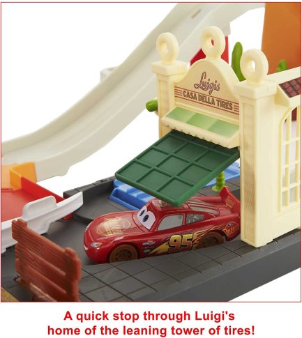 Mattel Disney Cars Τα Μπουζι Της Ωραιας Ελενης - Σετ Παιχνιδιου Με Ευκολη Αποθηκευση (HDN02) - Image 4
