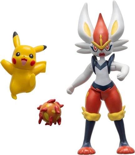 Jazwares Παιχνίδι Μινιατούρα Pokemon Cinderace & Pikachu για 4+ Ετών (PKW2904) - Image 2