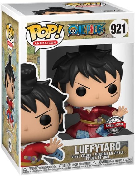 Funko Pop! Animation: One Piece - Luffytaro (In Kimono) (Special Edition) #921 Vinyl Figure (54532) - Image 3