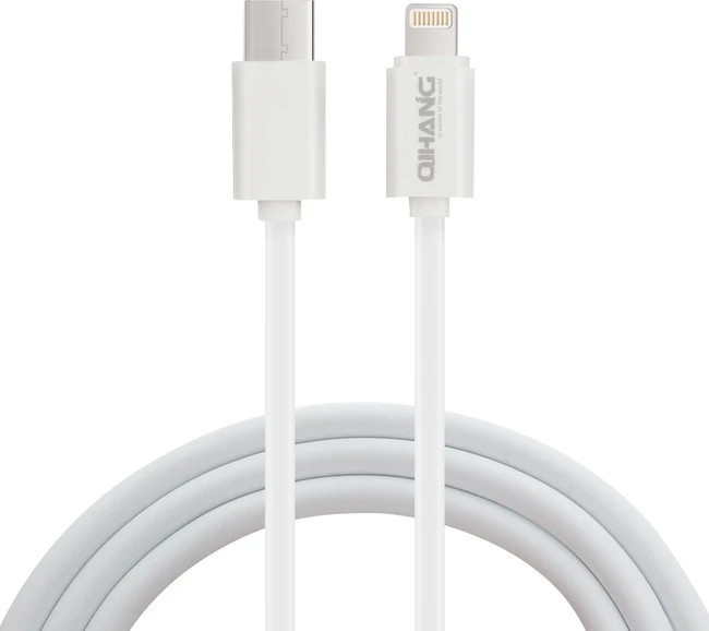 QIHANG Καλώδιο Σύνδεσης και Φόρτισης USB-C to Lighting/ Data Charging Cable 30W (QH-C42) 1.2M Άσπρο