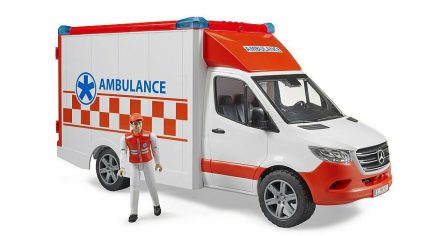 Bruder Ασθενοφόρο Mercedes Benz Sprinter με οδηγό/2 (BR002676) - Image 4