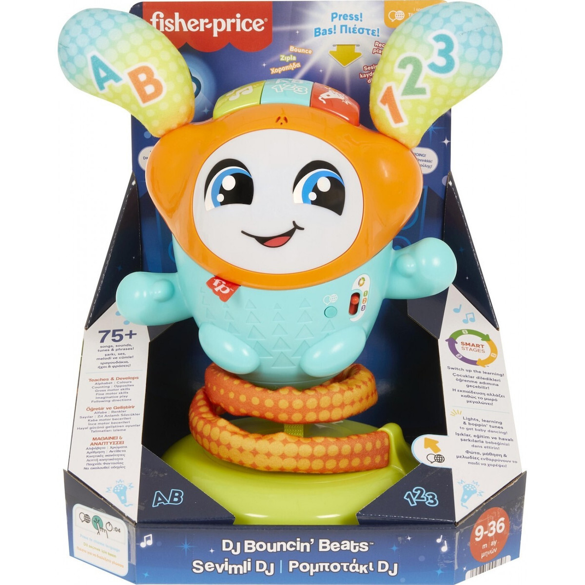 Fisher-Price - Ρομποτάκι Dj με Μουσική (HJP89)