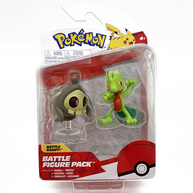 Jazwares Παιχνίδι Μινιατούρα Pokemon Duskull & Treecko για 4+ Ετών PKW2639
