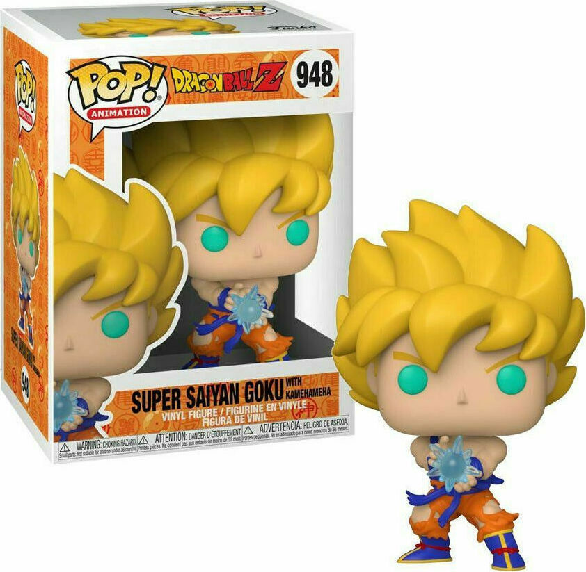 Funko Pop! Animation Dragon Ball Z S9 Super Saiyan Goku with Kamehameha Wave 948 Vinyl