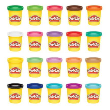 Hasbro Play-Doh: Multicolor Magic Pack 20 Βαζάκια Πλαστελίνης (Excl.F) (F2829) - Image 2