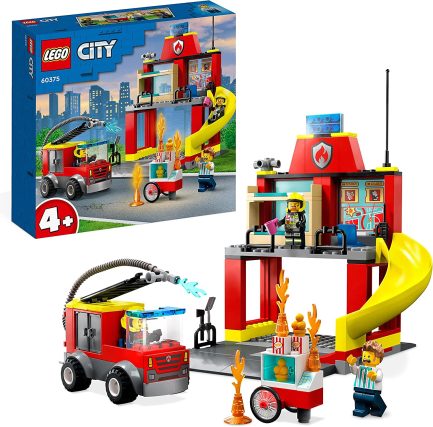 LEGO City Fire Station & Fire Truck Πυροσβεστικός Σταθμός Και Πυροσβεστικό Φορτηγό (60375) - Image 2