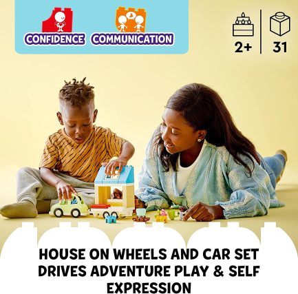 LEGO Duplo Family House On Wheels - Σπίτι Σε Ρόδες(10986) - Image 3