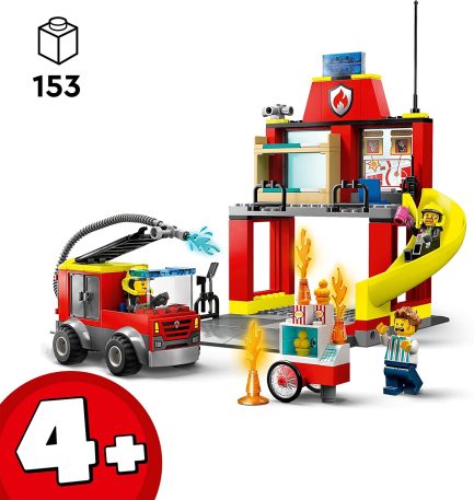 LEGO City Fire Station & Fire Truck Πυροσβεστικός Σταθμός Και Πυροσβεστικό Φορτηγό (60375) - Image 3
