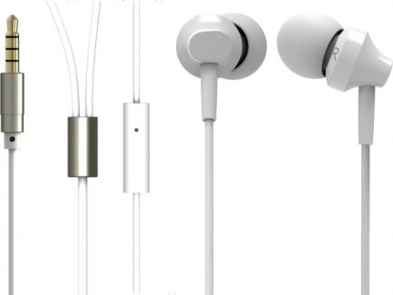 Remax RM-501 In-ear Handsfree με Βύσμα 3.5mm Λευκό - Image 2