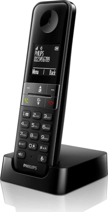Philips D4701B Ασύρματο Τηλέφωνο με Aνοιχτή Aκρόαση & Ελληνικό μενού - Image 2