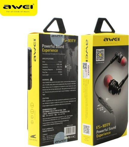 Awei ES10TY In-ear Handsfree με Βύσμα 3.5mm Μαύρο - Image 2