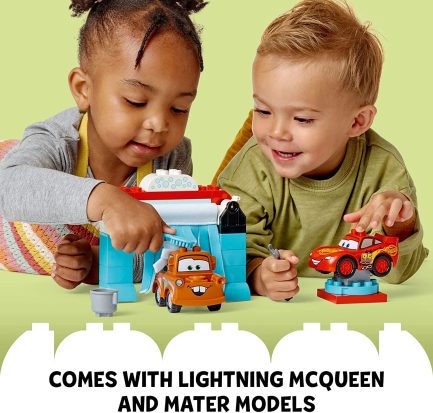 LEGO Duplo Disney Lightning McQueen & Mater's Car Wash Fun -Ο Κεραυνός Μακουίν & Μπάρμπας Στο Πλυντήριο Αυτοκινήτων (10996) - Image 5
