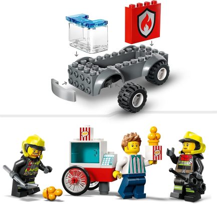 LEGO City Fire Station & Fire Truck Πυροσβεστικός Σταθμός Και Πυροσβεστικό Φορτηγό (60375) - Image 5