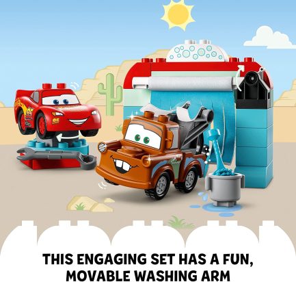 LEGO Duplo Disney Lightning McQueen & Mater's Car Wash Fun -Ο Κεραυνός Μακουίν & Μπάρμπας Στο Πλυντήριο Αυτοκινήτων (10996) - Image 6