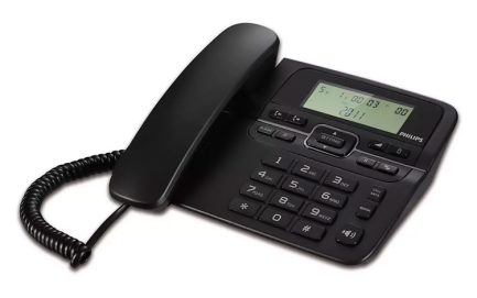 Philips M20B/00 Ενσύρματο Τηλέφωνο Γραφείου Μαύρο - Image 2