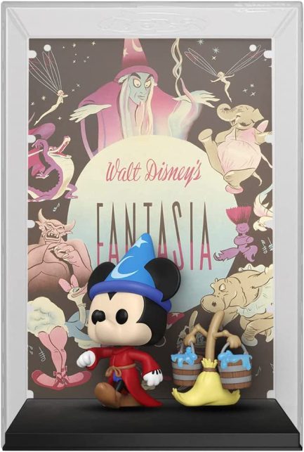 Funko Pop! Movie Posters: Disney's 100th - Sorcerer's Apprentice Mickey with Broom #07 Vinyl Figure (889698675789) - Image 2