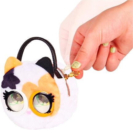 Spin Master Purse Pets: 24K Kitt-Tea Micro Purse Pet ( Kitty Fairy) Παιδικό Πορτοφόλι Κερμάτων με Φερμουάρ για Κορίτσι (20137925) - Image 3