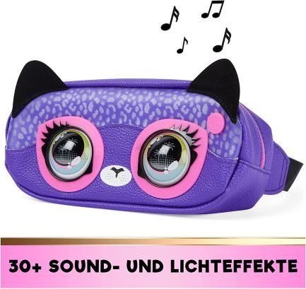 Spin Master Purse Pets: Cheetah Savannah Spotlight Παιδικό Τσαντάκι Μέσης Μωβ (6066544) - Image 3