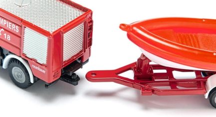 Siku Φορτηγό Πυροσβεστικό Όχημα Βάρκα Unimog για 3+ Ετών (1636) - Image 3