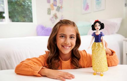 Παιχνιδολαμπάδα Mattel Disney Princess - Χιονάτη Snow White (HLW08) - Image 3