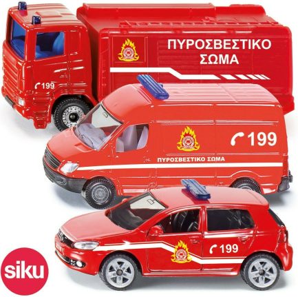 Siku Σετ Αυτοκινητάκια Ελληνική Πυροσβεστική για 3+ Ετών (1818) - Image 2