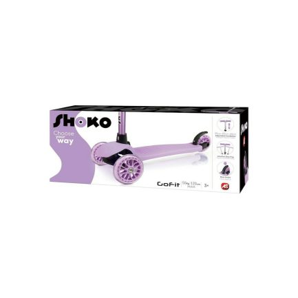 Shoko Παιδικό Πατίνι Go Fit Με 3 Ρόδες Σε Μωβ Χρώμα Για 3+ Χρονών (5004-50502) - Image 8