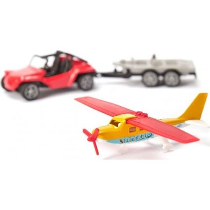 Siku Αυτοκινητάκι Buggy με Τρέιλερ και Αεροπλάνο 50/HK (1696) - Image 2