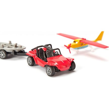 Siku Αυτοκινητάκι Buggy με Τρέιλερ και Αεροπλάνο 50/HK (1696) - Image 4