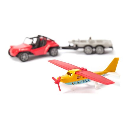 Siku Αυτοκινητάκι Buggy με Τρέιλερ και Αεροπλάνο 50/HK (1696) - Image 5