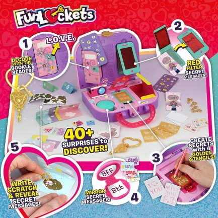 Fanatics Παιχνίδι Μινιατούρα Funlockets Secret Message Maker για 6+ Ετών (KD022230) - Image 4